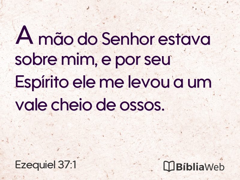 Ezequiel 37:1 em imagem para compartilhar