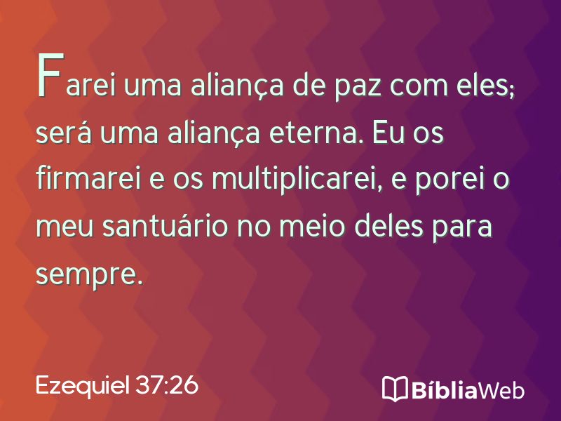 Ezequiel 37:26 em imagem para compartilhar