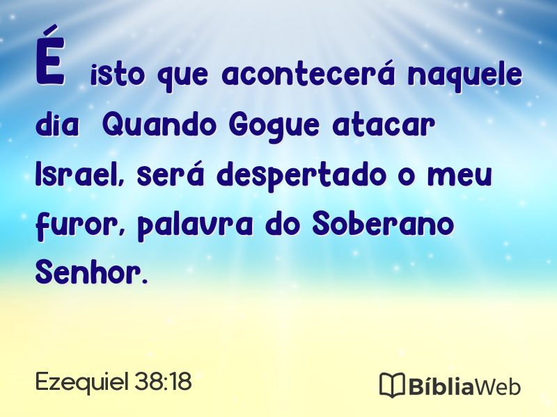 Ezequiel 38:18 em imagem para compartilhar