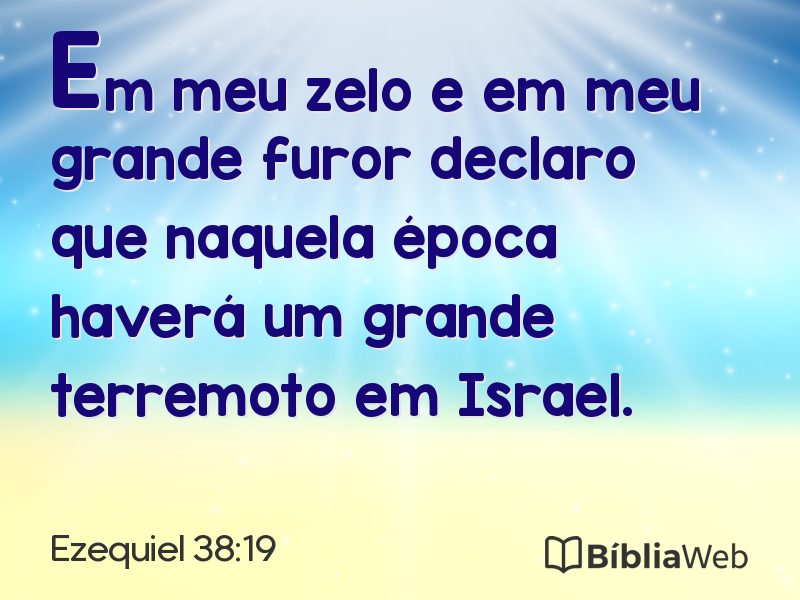 Ezequiel 38:19 em imagem para compartilhar