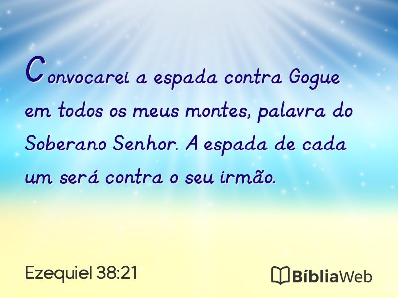 Ezequiel 38:21 em imagem para compartilhar