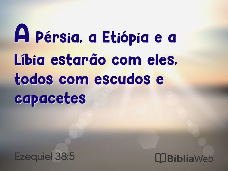Ezequiel 38:5 em imagem para compartilhar