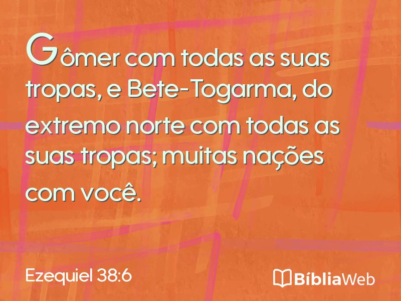 Ezequiel 38:6 em imagem para compartilhar