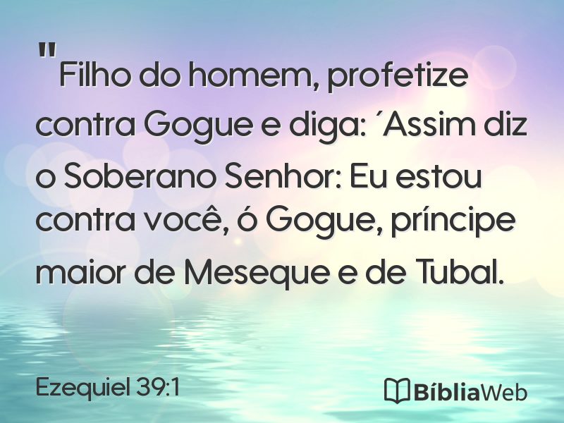 Ezequiel 39:1 em imagem para compartilhar
