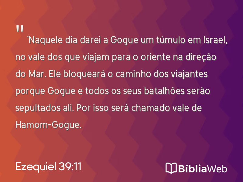 Ezequiel 39:11 em imagem para compartilhar