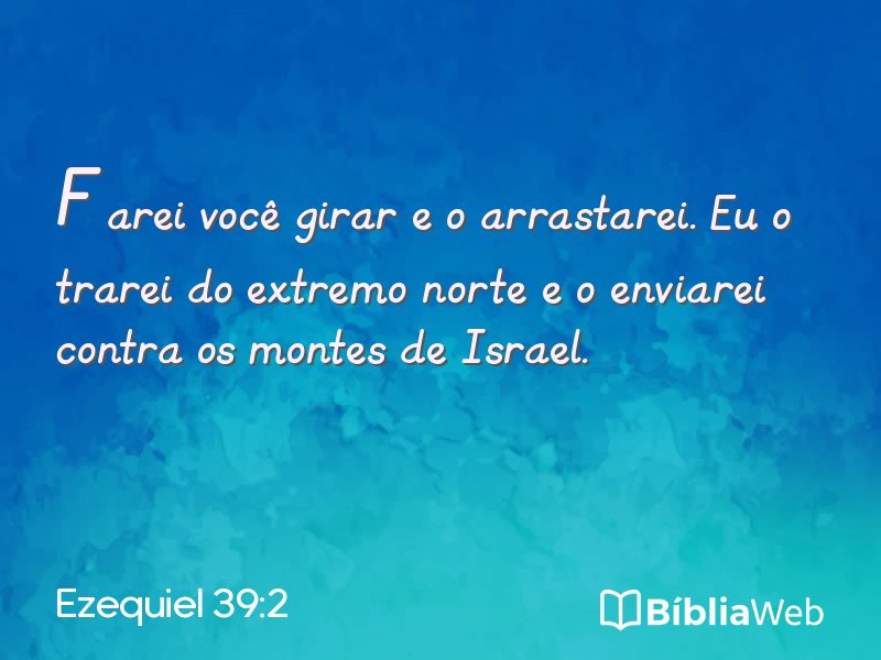 Ezequiel 39:2 em imagem para compartilhar