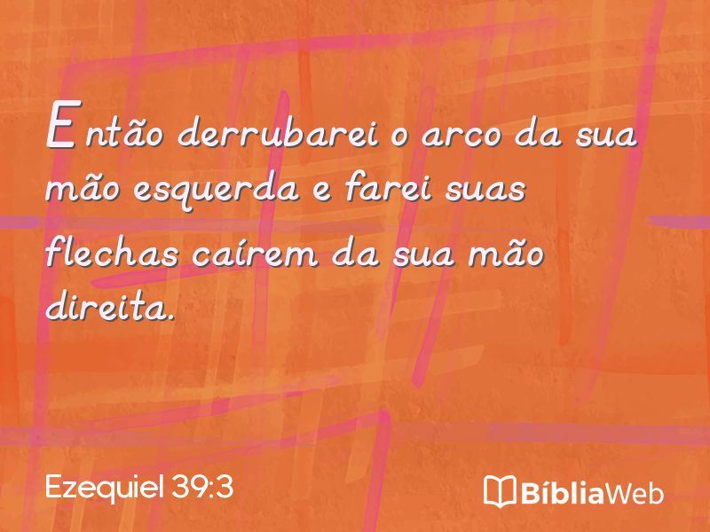 Ezequiel 39:3 em imagem para compartilhar