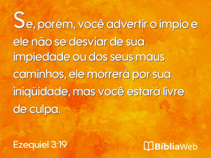 Ezequiel 3:19 em imagem para compartilhar