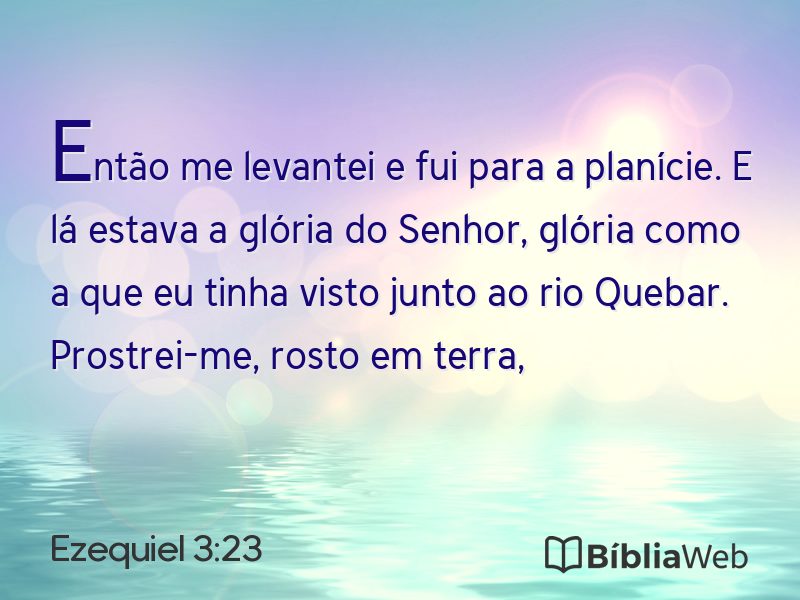 Ezequiel 3:23 em imagem para compartilhar