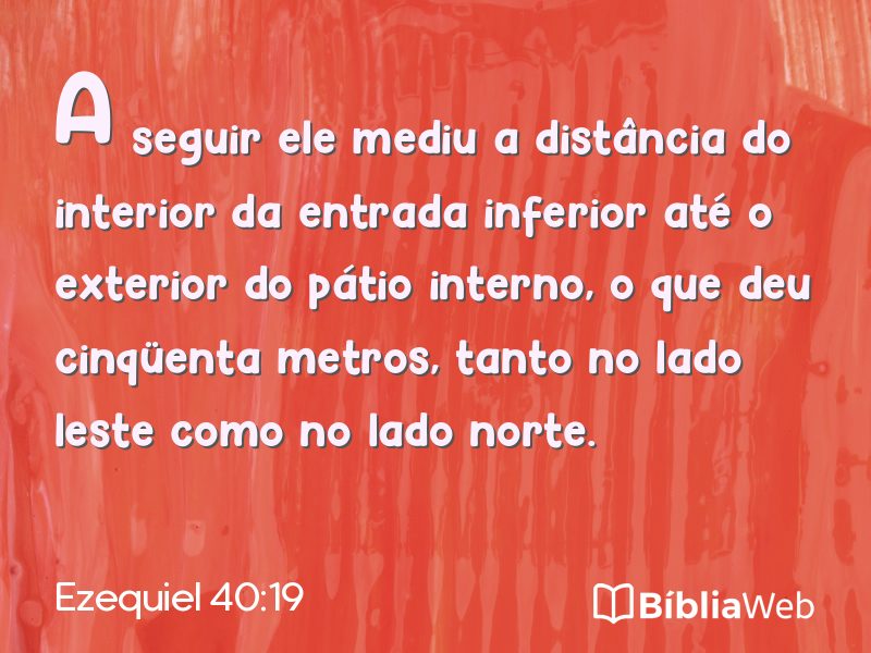 Ezequiel 40:19 em imagem para compartilhar