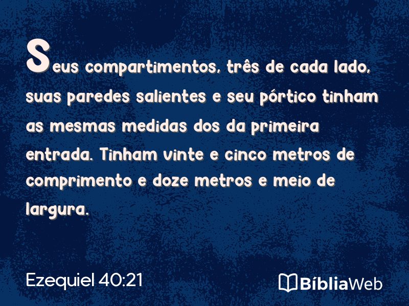 Ezequiel 40:21 em imagem para compartilhar