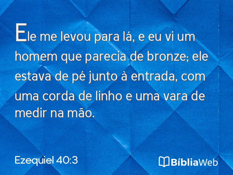 Ezequiel 40:3 em imagem para compartilhar
