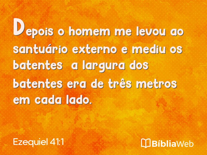 Ezequiel 41:1 em imagem para compartilhar