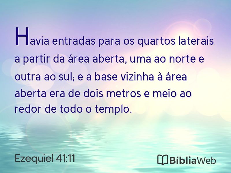 Ezequiel 41:11 em imagem para compartilhar