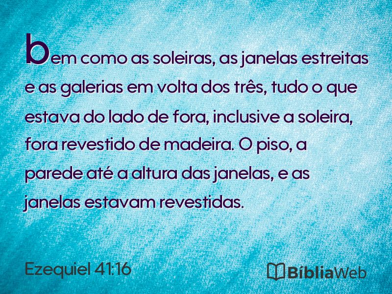 Ezequiel 41:16 em imagem para compartilhar