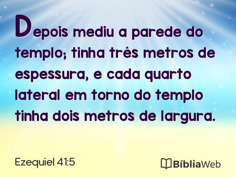 Ezequiel 41:5 em imagem para compartilhar