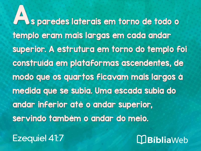 Ezequiel 41:7 em imagem para compartilhar