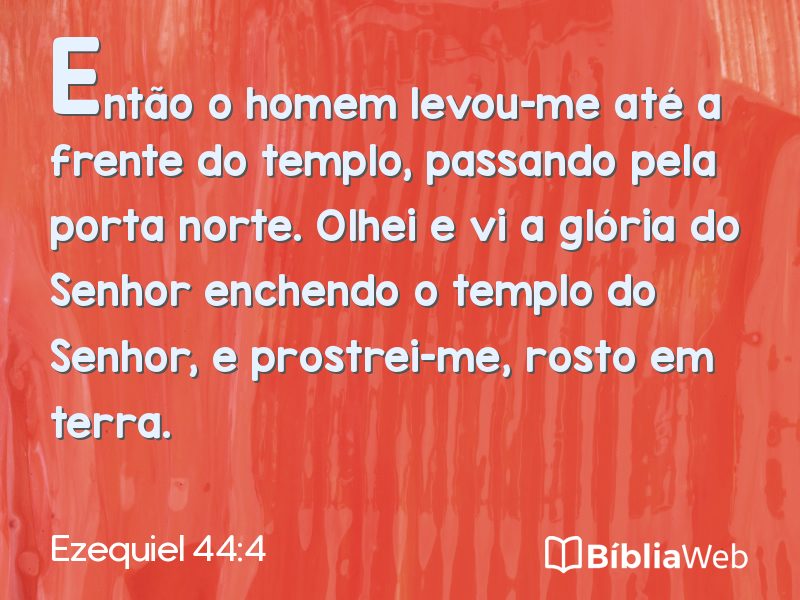 Ezequiel 44:4 em imagem para compartilhar