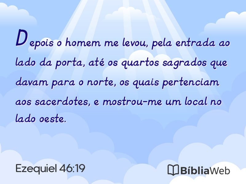 Ezequiel 46:19 em imagem para compartilhar