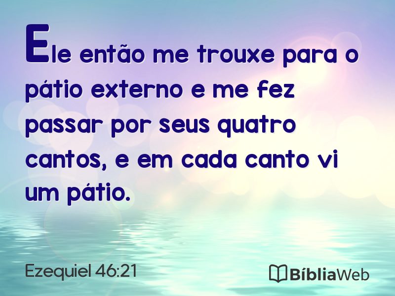 Ezequiel 46:21 em imagem para compartilhar