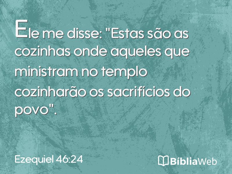 Ezequiel 46:24 em imagem para compartilhar