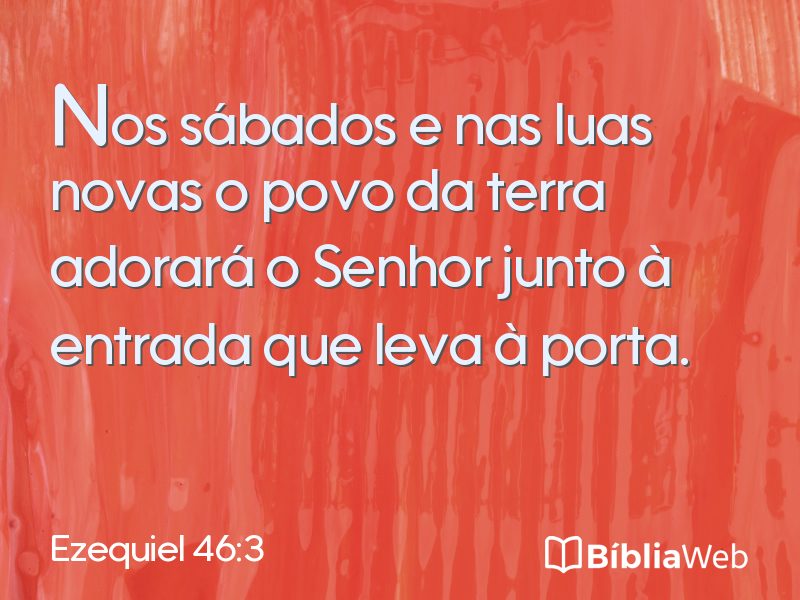 Ezequiel 46:3 em imagem para compartilhar
