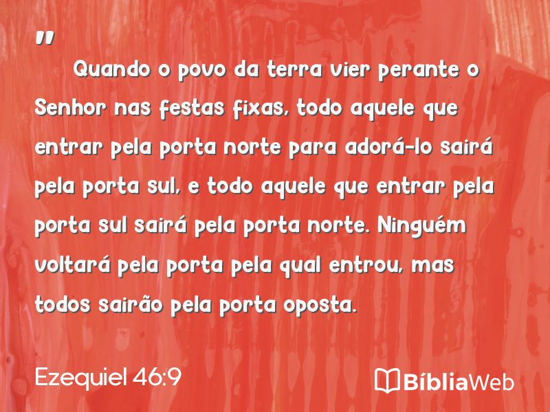 Ezequiel 46:9 em imagem para compartilhar
