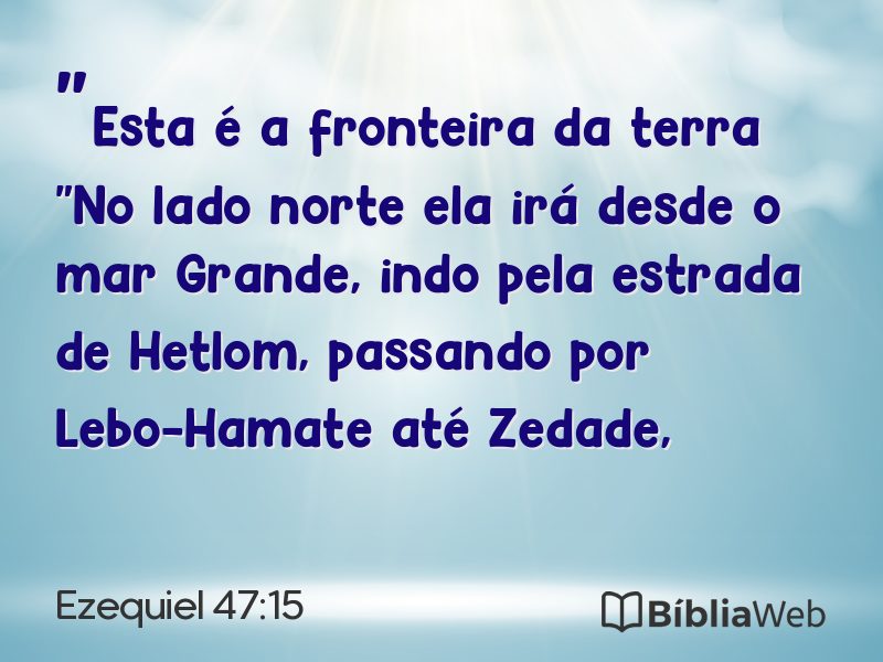 Ezequiel 47:15 em imagem para compartilhar