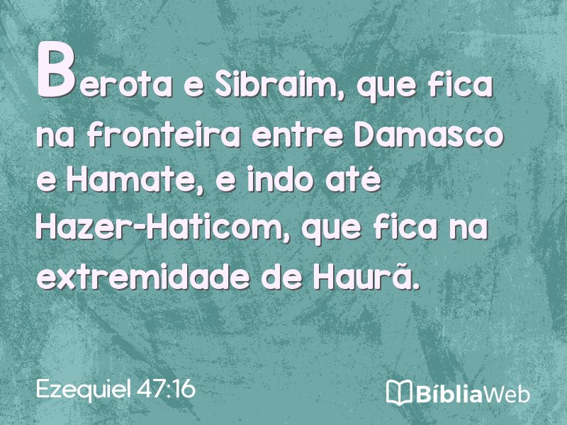 Ezequiel 47:16 em imagem para compartilhar