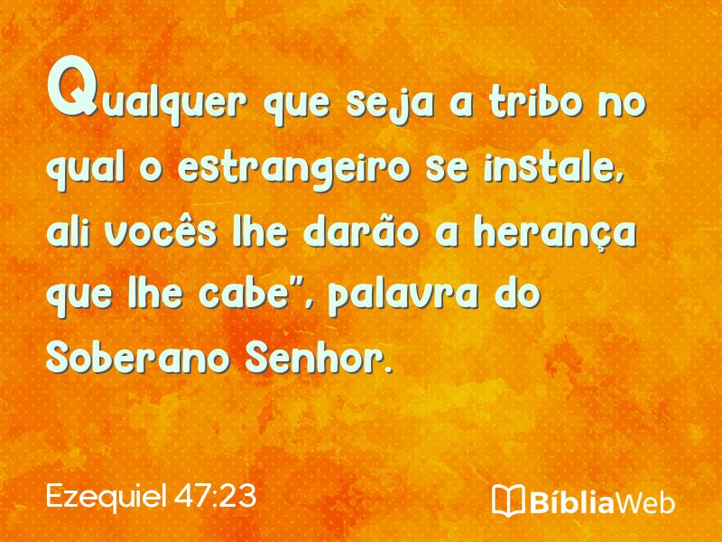 Ezequiel 47:23 em imagem para compartilhar