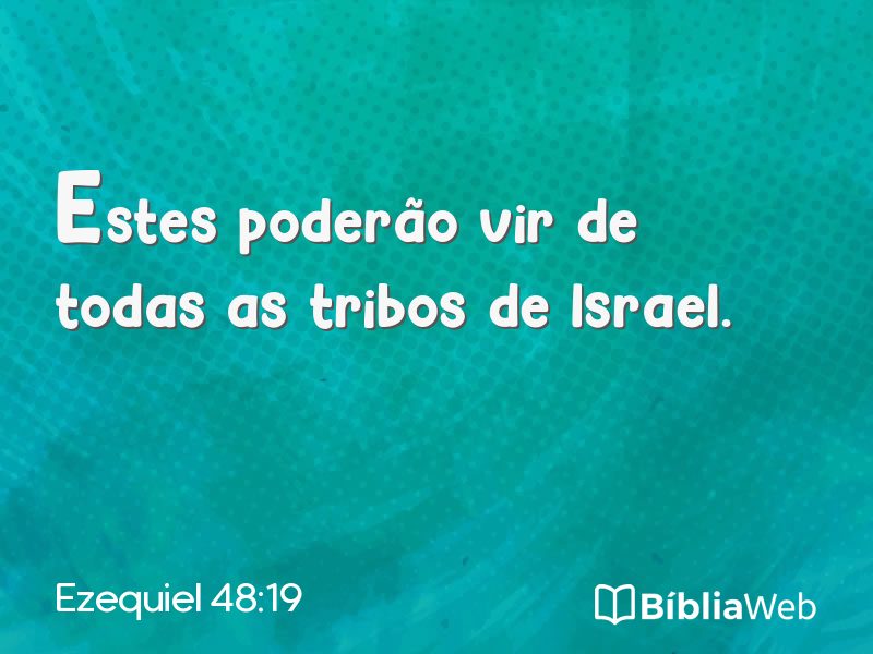 Ezequiel 48:19 em imagem para compartilhar