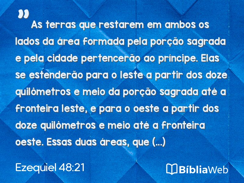 Ezequiel 48:21 em imagem para compartilhar