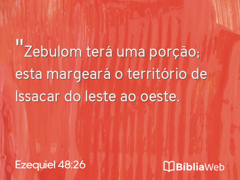 Ezequiel 48:26 em imagem para compartilhar