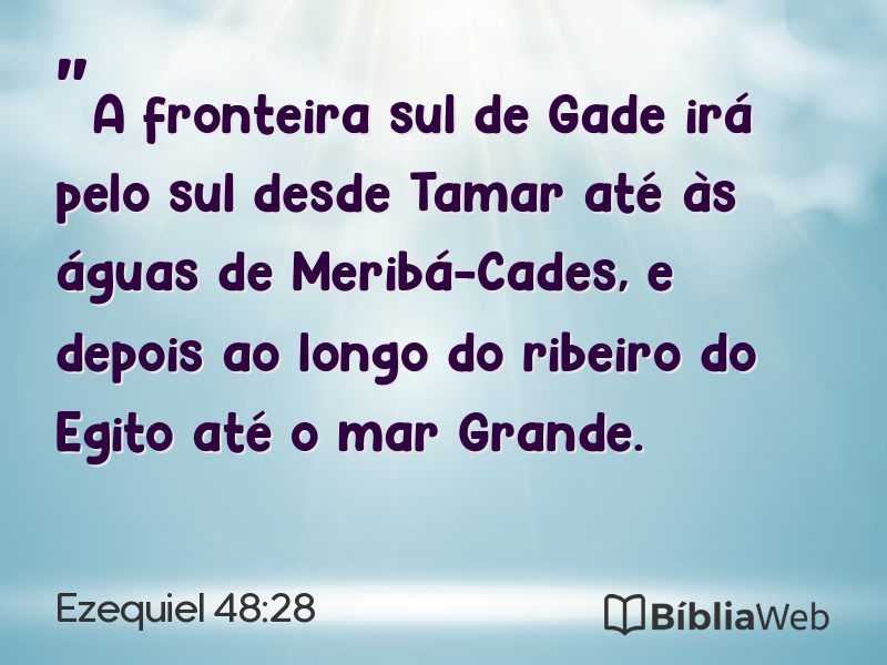 Ezequiel 48:28 em imagem para compartilhar