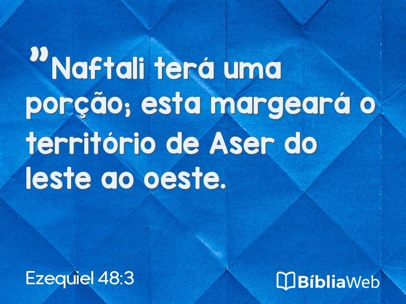 Ezequiel 48:3 em imagem para compartilhar