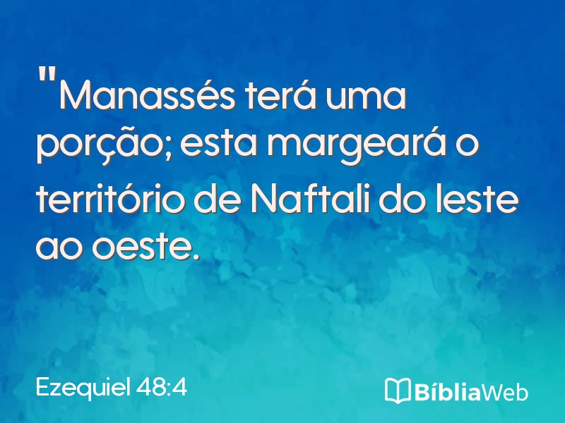 Ezequiel 48:4 em imagem para compartilhar