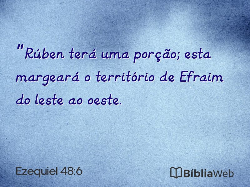 Ezequiel 48:6 em imagem para compartilhar