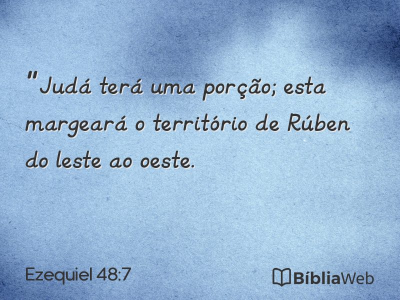 Ezequiel 48:7 em imagem para compartilhar