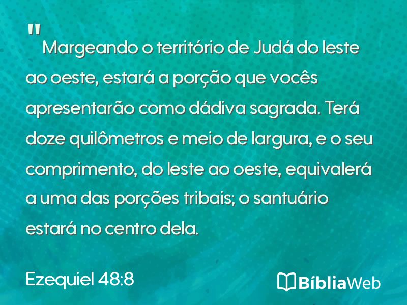 Ezequiel 48:8 em imagem para compartilhar
