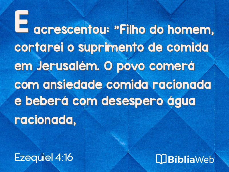 Ezequiel 4:16 em imagem para compartilhar