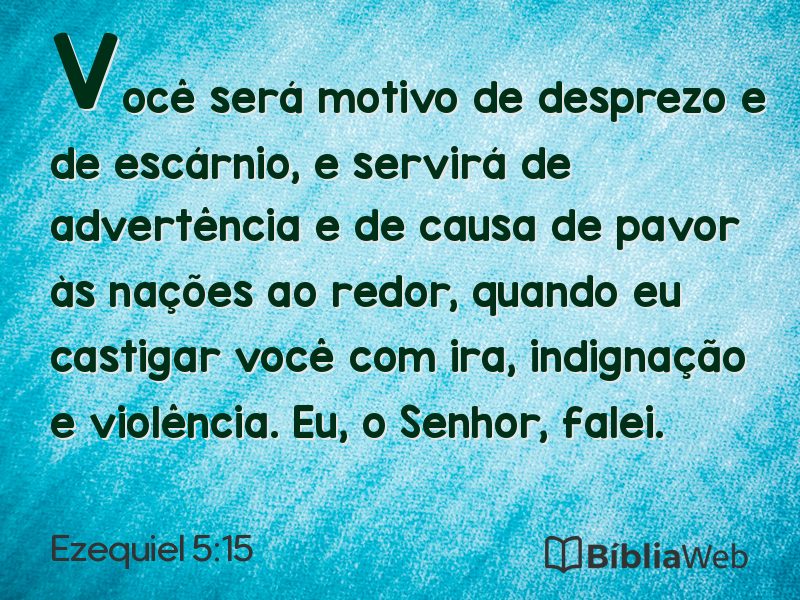 Ezequiel 5:15 em imagem para compartilhar