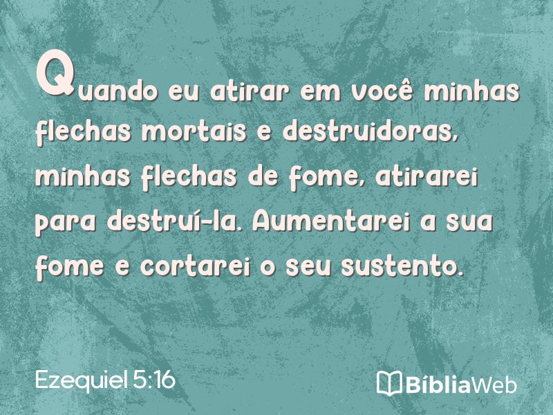 Ezequiel 5:16 em imagem para compartilhar