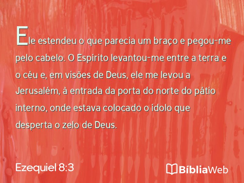 Ezequiel 8:3 em imagem para compartilhar
