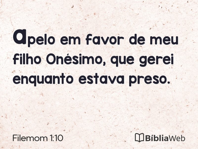 Filemom 1:10 em imagem para compartilhar