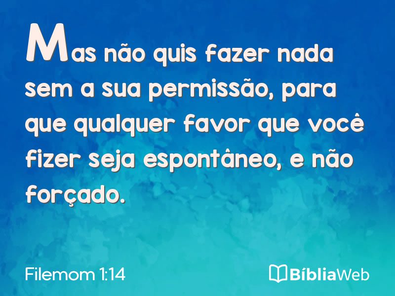 Filemom 1:14 em imagem para compartilhar