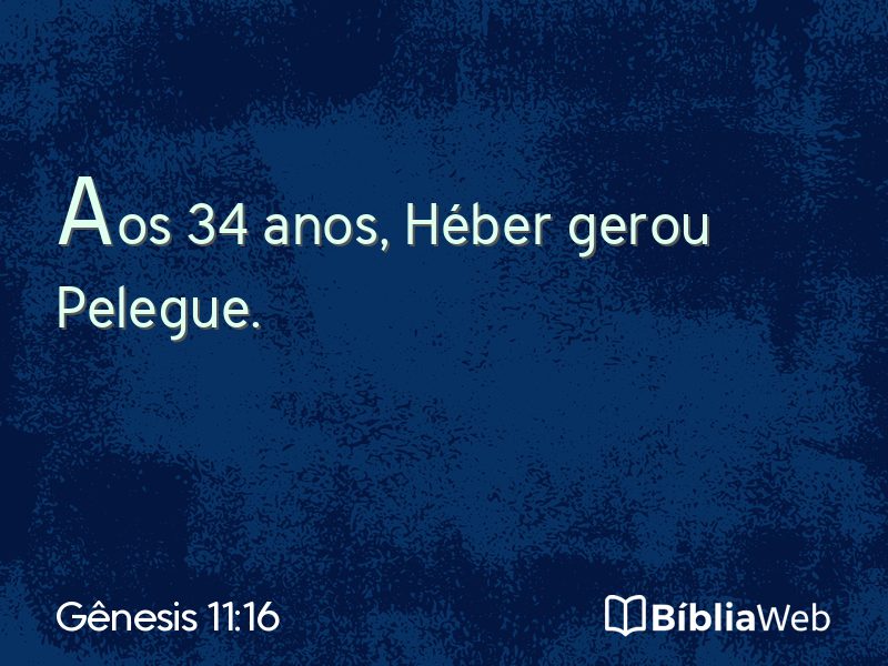 Gênesis 11:16 em imagem para compartilhar