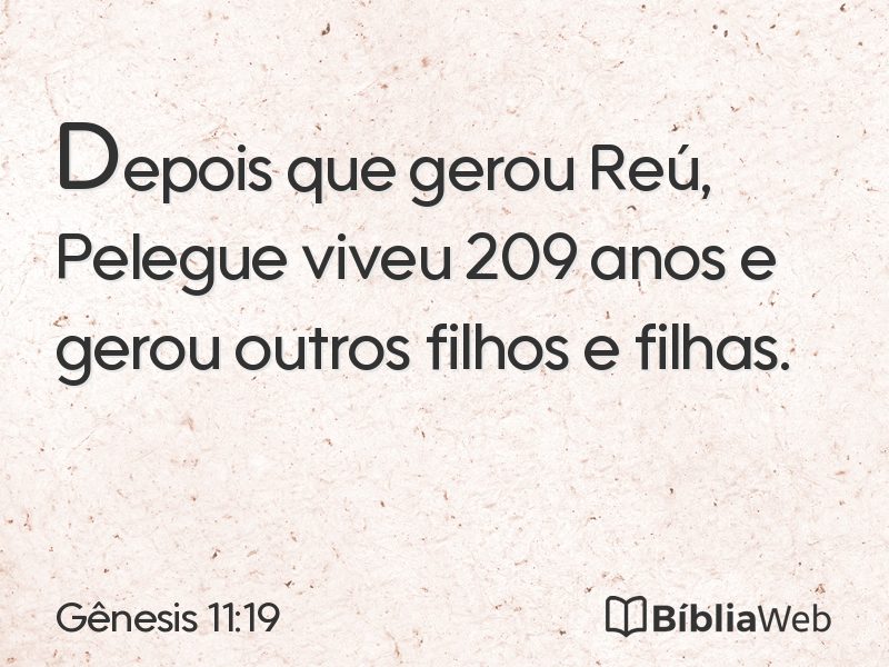 Gênesis 11:19 em imagem para compartilhar
