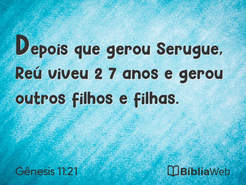 Gênesis 11:21 em imagem para compartilhar
