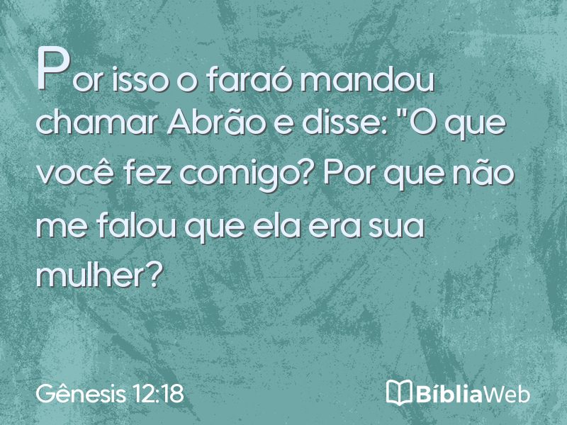 Gênesis 12:18 em imagem para compartilhar