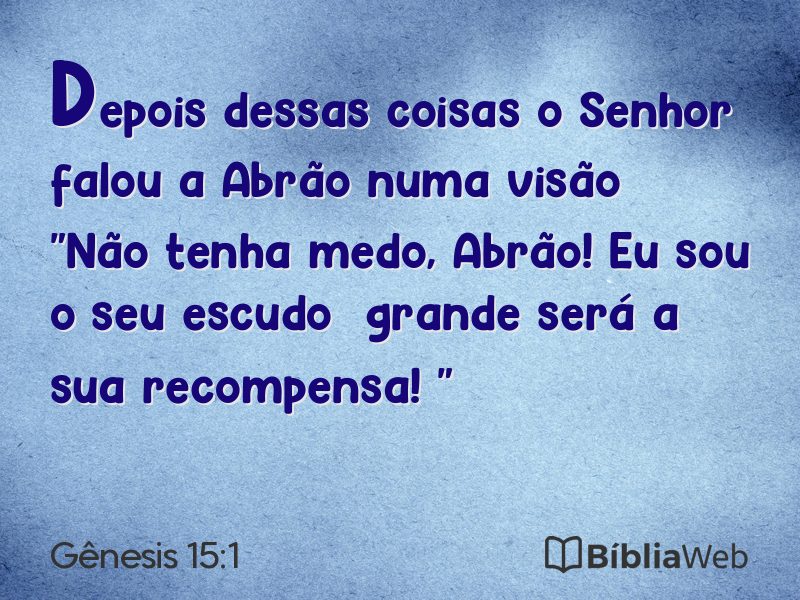 Gênesis 15:1 em imagem para compartilhar